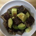 かおり♡♡♡'s cooksnap of when they made 濃い味♡鰹のたたきとアボカドにんにく漬け.