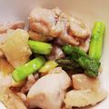jcbsleepboo's cooksnap of when they made 塩麹鶏とアスパラの焦がし醤油炒め.