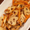 k☆mao's cooksnap of when they made シャキシャキ感が最高レンコンのきんぴら風.