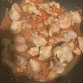 エミリーちゃん☺︎'s cooksnap of when they made ヘルシーに!!人参と鶏もも肉の生姜焼き.