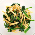 tamago大好き's cooksnap of when they made ほうれん草と＊カリカリ＊油揚げの和え物.