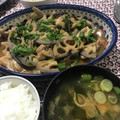 Faiza's cooksnap of when they made 蓮根と鶏肉の韓国風煮込み.