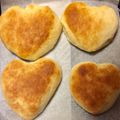 ポニョ紅's cooksnap of when they made レンジで発酵！ほんのり甘いミルクパン.
