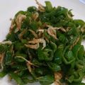 とも☆♪☆♪'s cooksnap of when they made お弁当に♪ピーマンと小エビの白だし炒め.