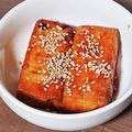 ハチそば粉's cooksnap of when they made ご飯もお酒も進む❢厚揚げのコチュ照り焼き.