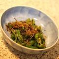 Mawaru7's cooksnap of when they made ピーマンとじゃこ炒め.
