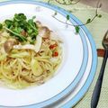 かおりかざり's cooksnap of when they made 白菜とツナの胡麻和風パスタ♪.