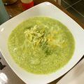 なのはな☆1972's cooksnap of when they made ブロッコリーの豆乳ポタージュ.