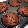 てるまずきっちん's cooksnap of when they made HMで簡単☆濃厚チョコバナナマフィン。.