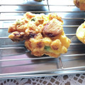 chi−ちゃん's cooksnap of when they made とうもろこしと枝豆のかき揚げ.