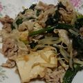 結空＠ゆいあ's cooksnap of when they made ほうれん草と豚肉のオイスターソース炒め.