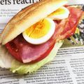 horseland's cooksnap of when they made ベーコンとたまごのバケットサンド.