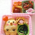aki坊's cooksnap of when they made ひよこちゃん☆キャラ弁.