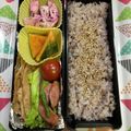 ぐりtoぐら's cooksnap of when they made お弁当★アスパラとソーセージ岩塩炒め.