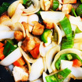 ミッキーこむぎ's cooksnap of when they made 簡単　　野菜とお肉の甘酢炒め.