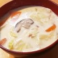 とものりのもと's cooksnap of when they made 鰹節が決め手☆ぽかぽか白菜豆乳スープ♡.