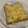 papikun's cooksnap of when they made ＊タルタルマヨコーントースト＊.