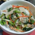 かっくろ's cooksnap of when they made 法蓮草と新玉葱と人参、ツナで和えただけ♬.