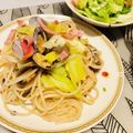 LimeLunch's cooksnap of when they made 簡単♡アサリとキャベツとベーコンのパスタ.