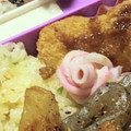 ゆけり３兄弟's cooksnap of when they made 【簡単】キャラ弁 おかず なると 薔薇.