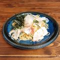 smackism88's cooksnap of when they made 蕪の梅マヨみぞれパスタ.
