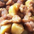 ayayamu's cooksnap of when they made 鶏モモ肉とインカのめざめの甘辛焼き！.