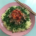 ＴＥＭＡＭＯ's cooksnap of when they made サッポロ一番 豚キムチ大皿あえめん.
