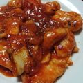 クックVOY1Q3☆'s cooksnap of when they made 鶏むね肉とエリンギでエビチリ♪簡単手作り.