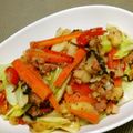 ハナレ's cooksnap of when they made セロリと豚肉の炒め物.