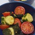 イロピリン's cooksnap of when they made ほんだし香☆トマトと胡瓜のゴロゴロサラダ.
