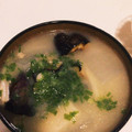 ♡asuka's cooksnap of when they made 揚げなすとしめじのみそ汁.