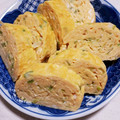 もふもふクロさん's cooksnap of when they made めんつゆで簡単♪だし巻き玉子焼き.