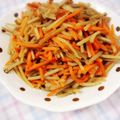 ふうはっちゃん's cooksnap of when they made 甘めで美味しいきんぴらごぼう.