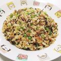 もぐ・ω・くま's cooksnap of when they made ランチに！納豆と塩昆布のチャーハン.