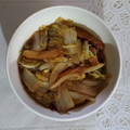 紅茶とチーズケーキ's cooksnap of when they made 簡単朝食♡副菜厚揚げと白菜焼肉のたれ炒め.