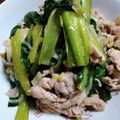 ryin☆'s cooksnap of when they made 節約！厚揚げと豚こまのネギ塩レモン炒め.