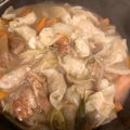 yuko16's cooksnap of when they made 豚骨風餃子鍋(メモ).