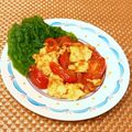 なつき☆ミ's cooksnap of when they made オイスターソースで簡単☆トマトの玉子炒め.