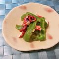 yesmama's cooksnap of when they made タコとピーマンのズーラン炒め☆.