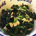 YUKIKI☆'s cooksnap of when they made ほうれん草とツナと韓国海苔のナムル.