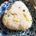 さめぽよ's cooksnap of when they made カオマンガイ飯☆コーンちょい足しおにぎり.
