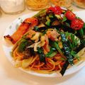 キッチンぺこ's cooksnap of when they made 鶏とねぎの和風パスタ.