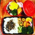 meym1128's cooksnap of when they made 簡単！お弁当お花☆ハムエッグ.