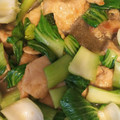 sara99's cooksnap of when they made 鶏胸肉と厚揚げ青梗菜の塩炒め.