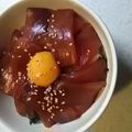 aizu_po's cooksnap of when they made マグロの漬け丼.