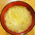 ボブナナ's cooksnap of when they made 簡単☆かき玉とたまねぎの味噌汁☆.