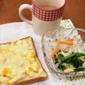 ★♡ゆき♡★'s cooksnap of when they made ☆朝食に！チーズ玉子トースト♪.