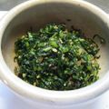 IbuNatsuko's cooksnap of when they made 激ウマ！大根の葉ふりかけ☆にんにく風味♪.