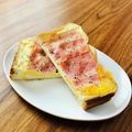 ねっちゃんっ's cooksnap of when they made 簡単！ベーコンエッグトースト.