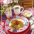 sakuraロゼット's cooksnap of when they made キムチ炒飯☆簡単☆.